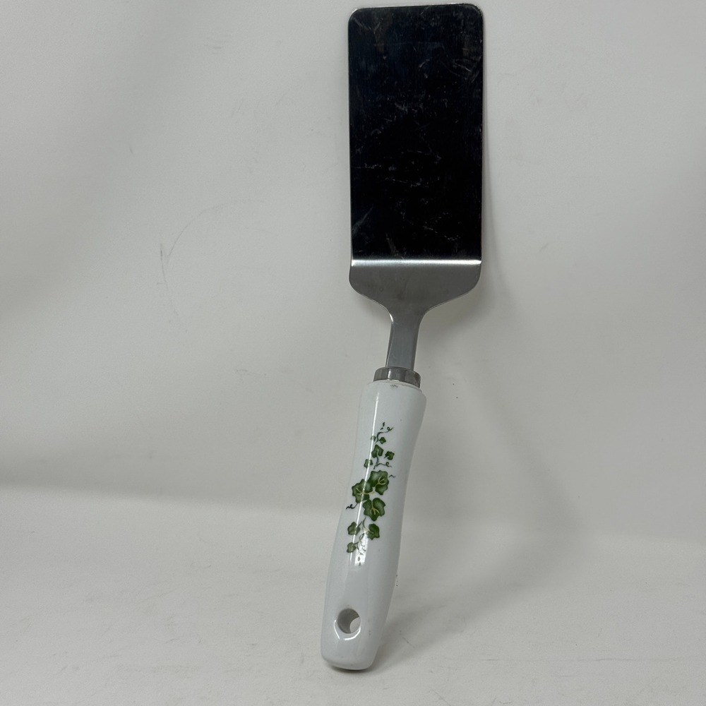 Corelle Coordinates Callaway‎ Ivy Stainless Steel Server Ceramic Handle Spatula